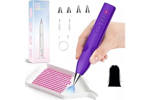 LEVYPAN Electric Diamond Art Painting Pen with Vacuum Pump, 1000MAH, No Wax Needed, Lightweight Design, 3 Adjustable Suction Mode & Rechargeable, DIY Diamond Art Accessories and Tools