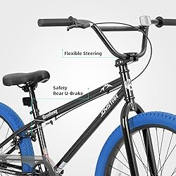 JOYSTAR 24 Inch Kids Bike Freestyle BMX Bikes for 7