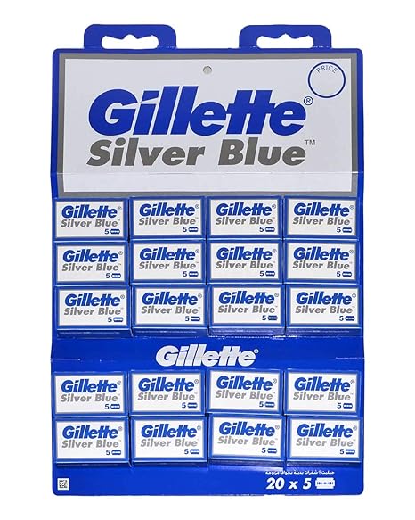 Gillette silver blue Clearance