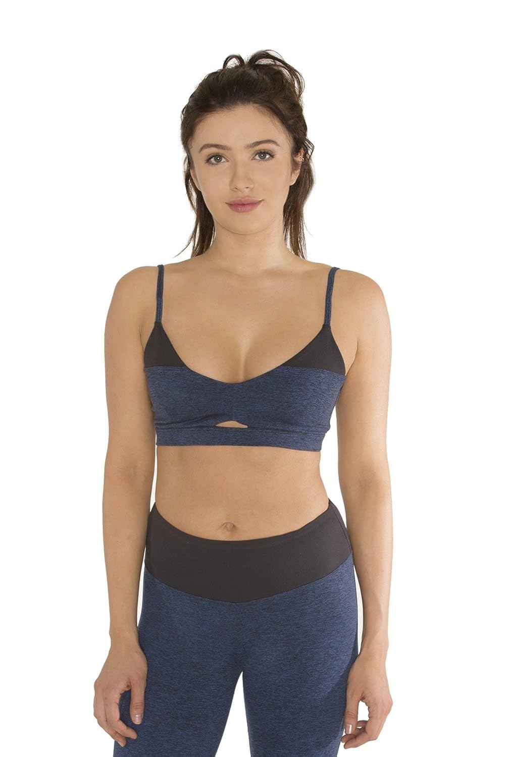 In Touch BRA レディース Large Navy Space Dye B07D98G366