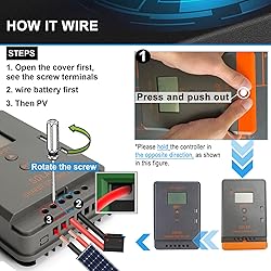 MPPT Solar Charge Controller 12V 24V 30Amp, mppt