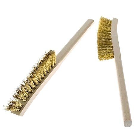 SIDCO Grillbürste Messingbürste Drahtbürste Grillreinigerbürste Messing 2 er Set