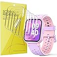 Lamshaw Compatible for JOYELE Smart Watch Screen Protector, [6 Pack] Full Coverage TPU Clear Film Compatible for JOYELE H79 1.5 Inches Kids Smart Watch (6 Pack)