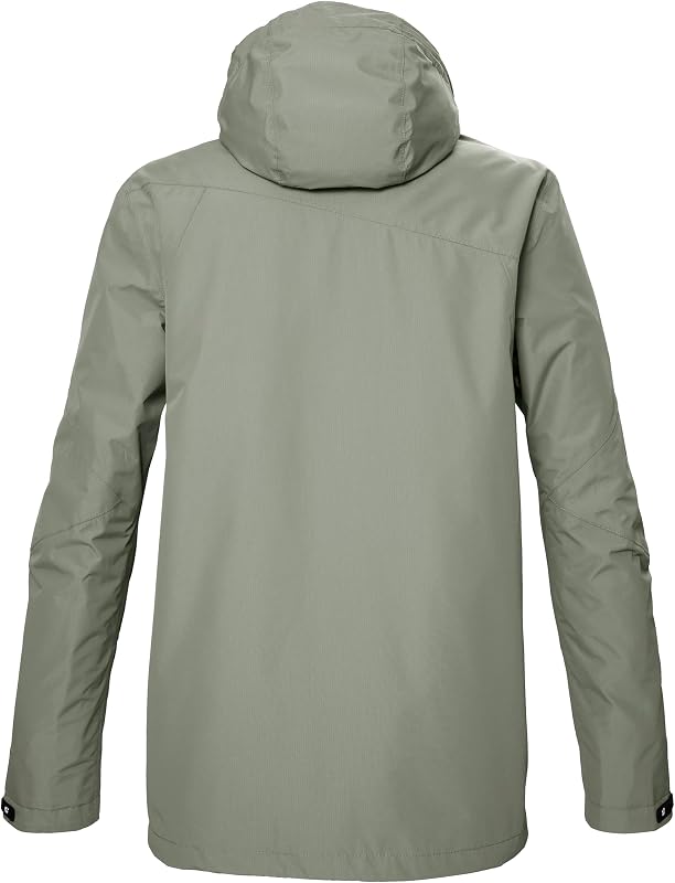 Hombre Chaqueta funcional/chaqueta de exterior con capucha con cremallera KOS 32 MN JCKT, helloliv, S, 42920-000