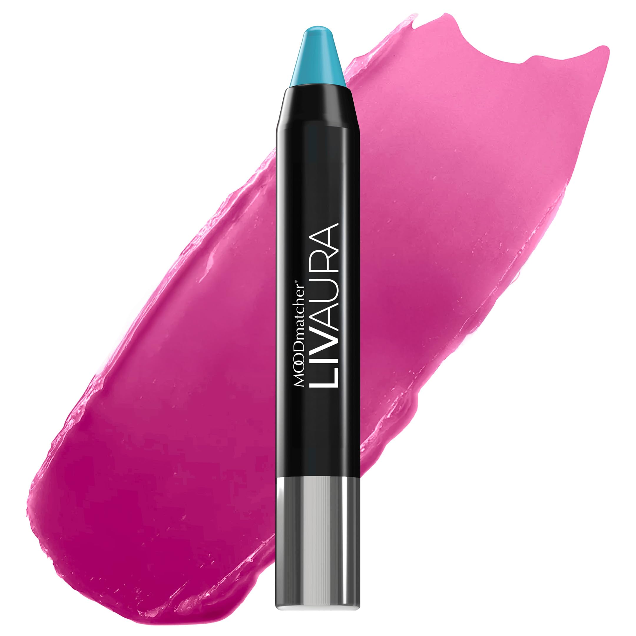 Fran Wilson MOODmatcher Twist Stick Original Color-Change Lipstick, LIGHT BLUE -12 HOUR Long Wear, Waterproof, Ultra Hydrating and Moisturizing with Aloe & Smudgeproof & Fadeproof, 2.9g