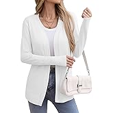 Bettysays Women's Long Sleeve Open Front Cardigan Casual Loose Lightweight Dusters Cardigans