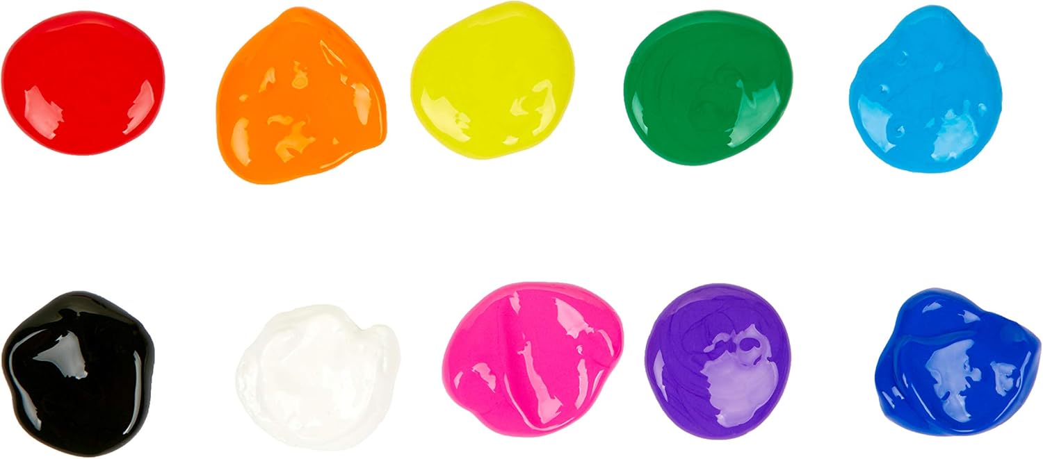 Crayola Washable Kids Paint Set, 10 Count: Toys & Games