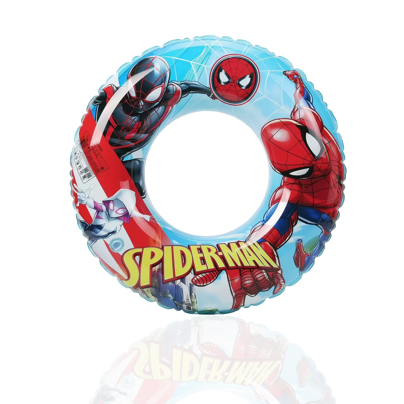 Spider Inflatable Swimming Ring Spider Pool Ring for Kids,70cm Rubber Rings for Pool Toys,Inflatable Boys Swim Rin g Pool Floats,Floating Rings Pool Summer