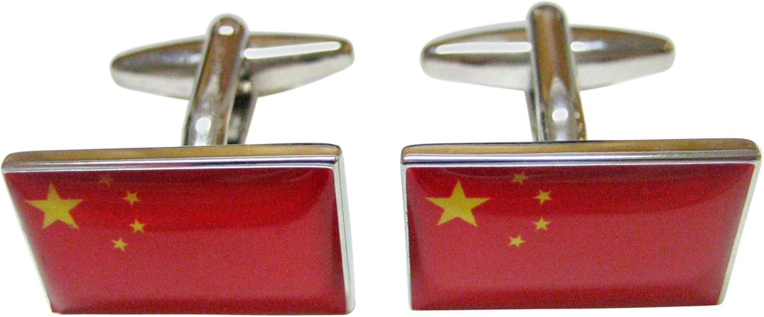 China Flag Cufflinks Cuff Links Jewelry