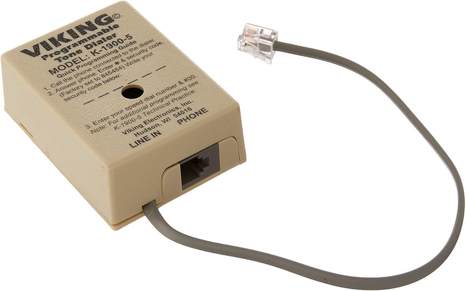 K19005 Touch Tone HotLine Dialer Landline Telephone Accessory