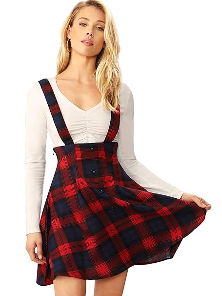 amazon Tartan Plaid Pinafore