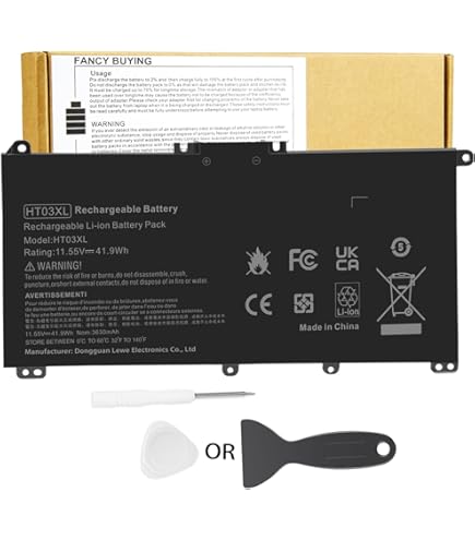 Amazon.com: HT03XL L11119-855 HTO3XL Laptop Battery for HP