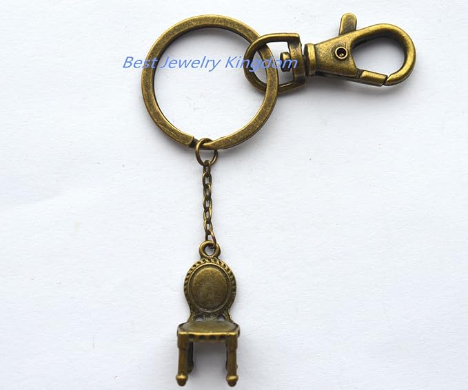 CHAIR Keychain Chair Keyring Chair Pendant Charm Chair