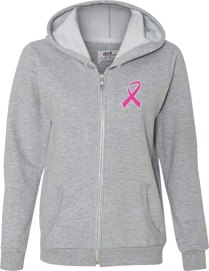 pink ribbon hoodie