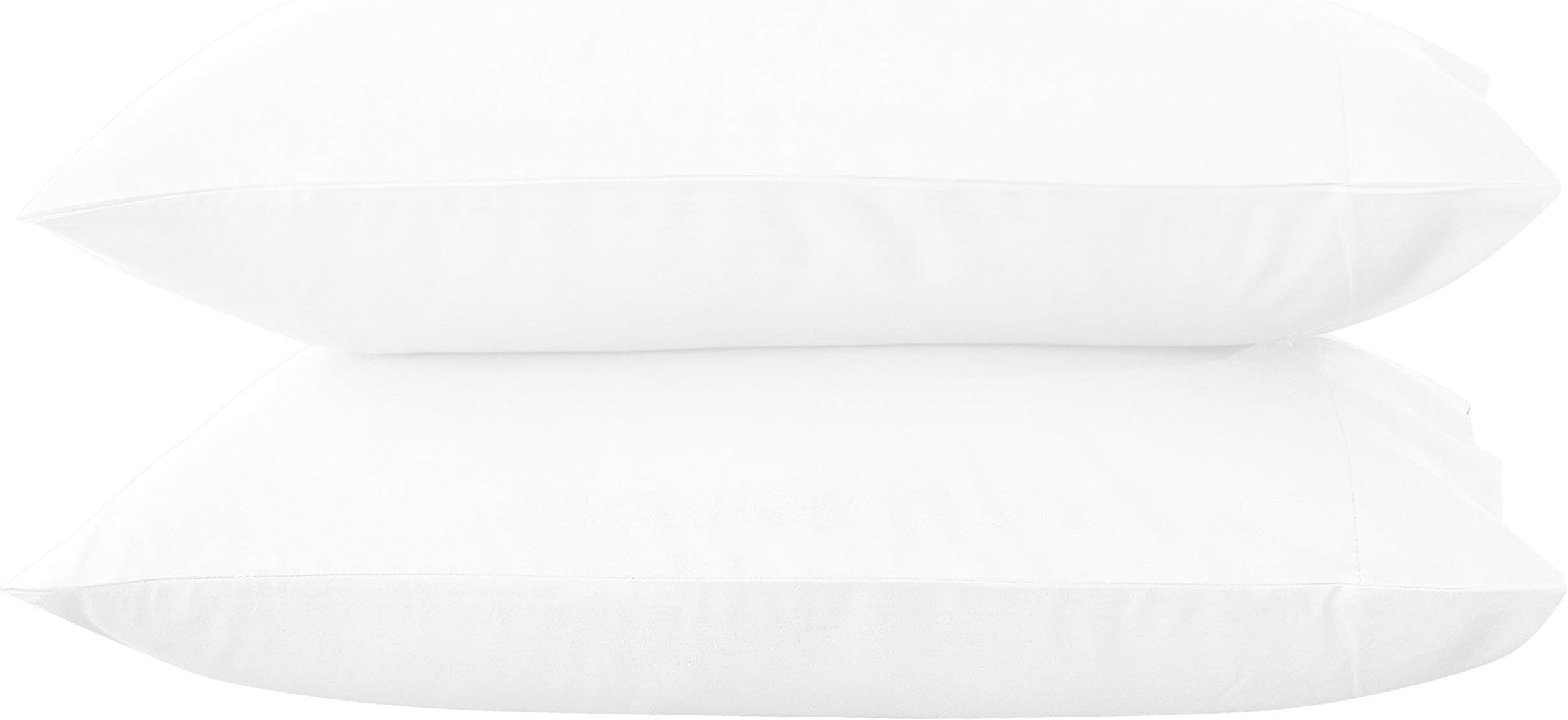 Ossam Linen Great Sale on Amazon King Size Pillow CASE Luxury Soft 1200-TC Heavy Egyptian Cotton 2-PC Pillow Case for King (20X40) Size (Solid, White)