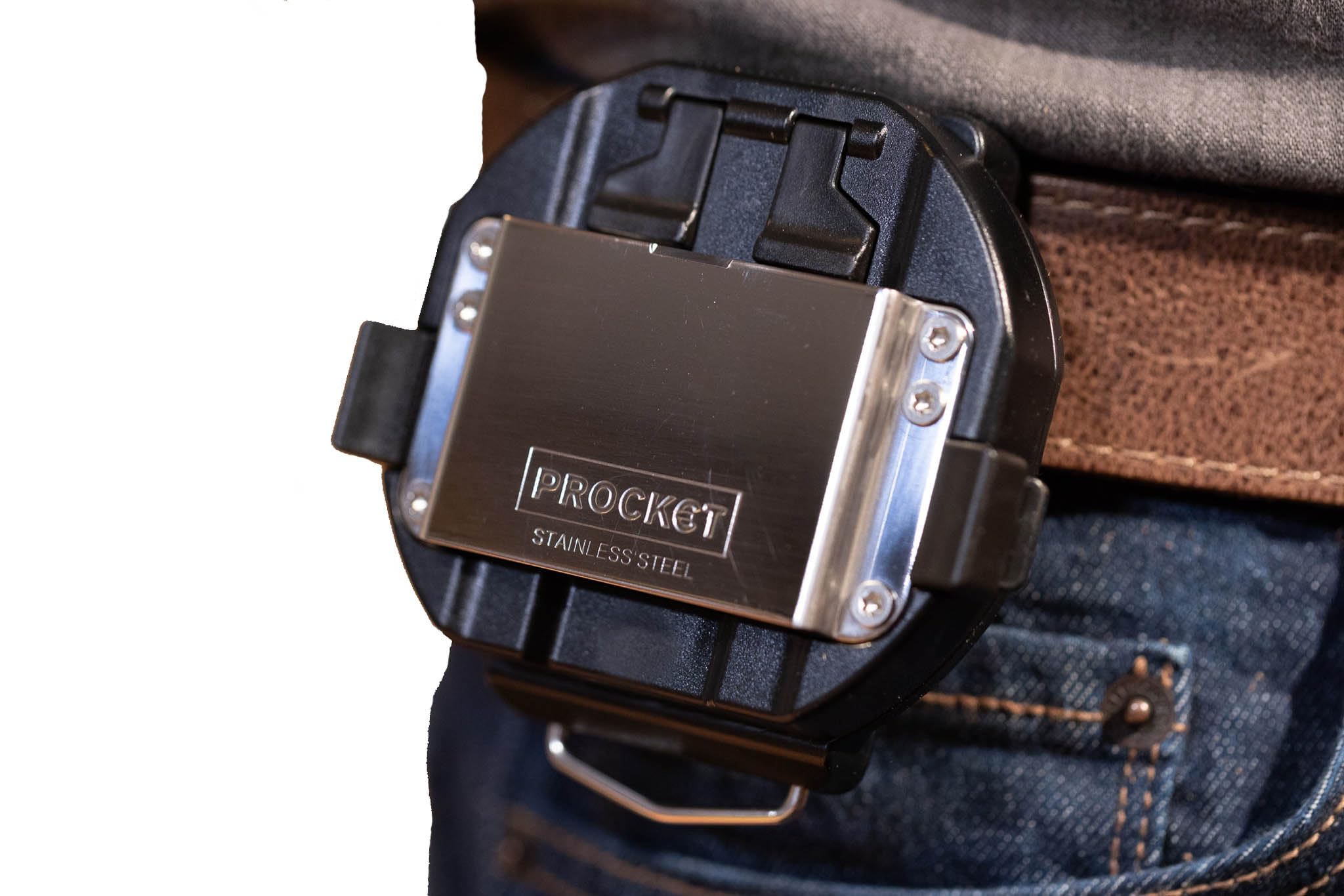 PROCKET PTH24 Universal Locking Tape Measure Holder,Black,S