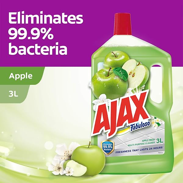 Ajax Fabuloso Floor Cleaner Lavender Fresh 3l Amazon Sg Health