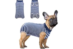 SAWMONG Dog Recovery Suit - Abdominal Wounds, Post-Surgery, Prevent Licking, E-Collar Alternative