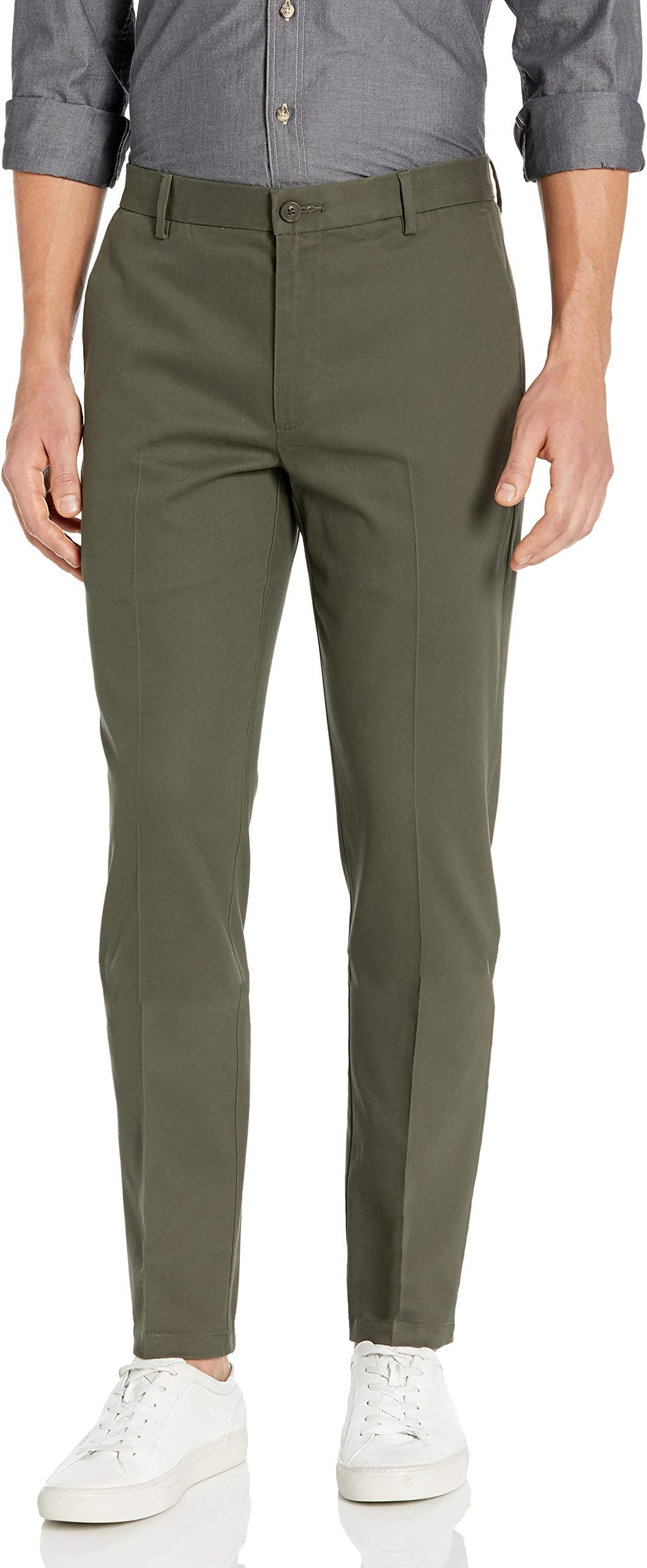 Amazon Brand - Goodthreads Men's Slim-Fit Wrinkle-Free Comfort Stretch Dress Chino Pant