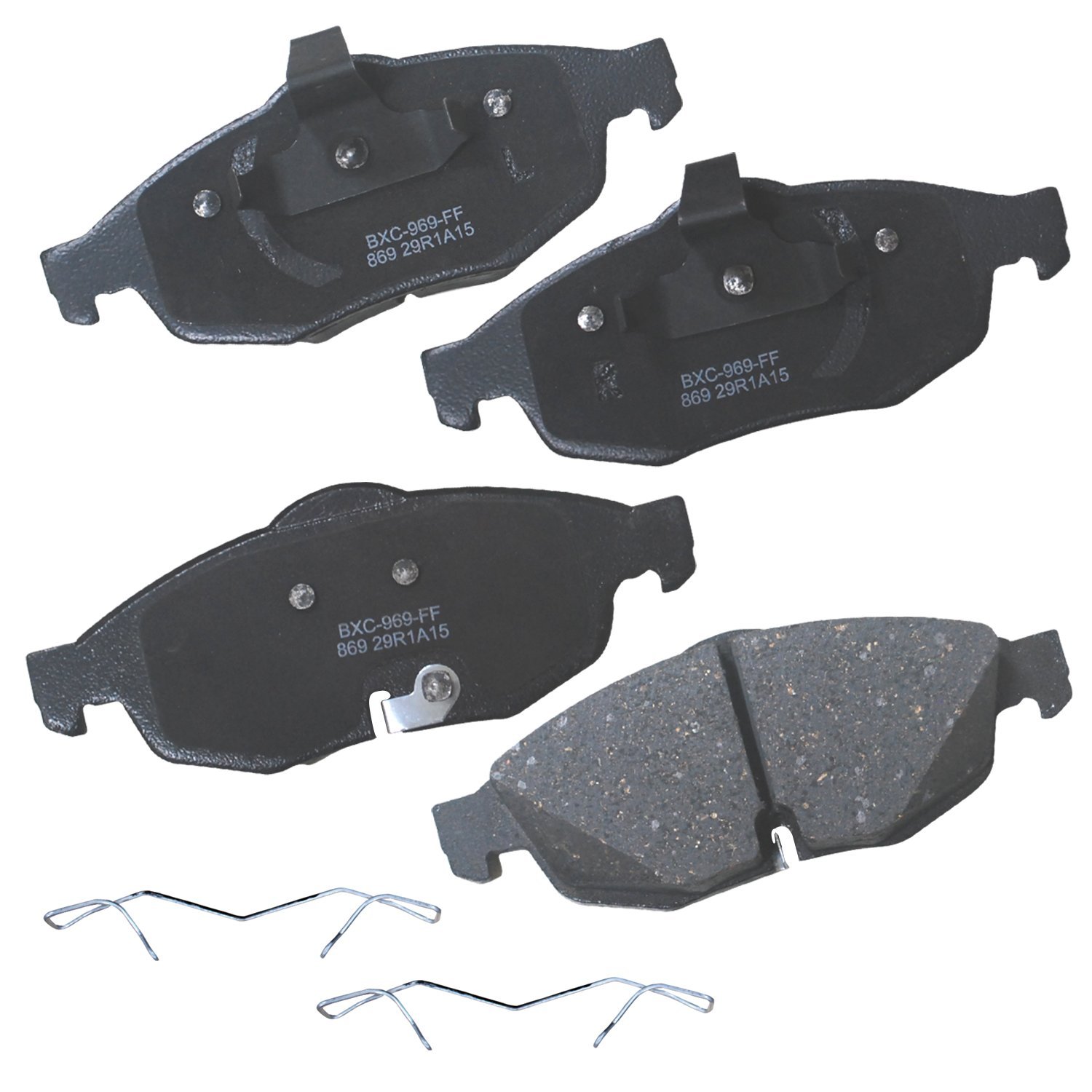 Bendix Premium SBC869 Ceramic Front Brake Pads for Chrysler Cirrus 2006-2001, Sebring 2006-2001, Dodge Stratus 2006-2001 Image Bendix Premium SBC869 Ceramic Front Brake Pads for Chrysler Cirrus 2006-2001, Sebring 2006-2001, Dodge Stratus 2006-2001 Image