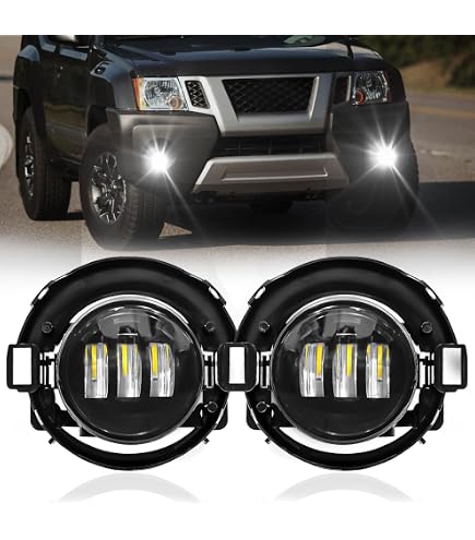 Halogen Fog Light Set For 2005-2018 Nissan Frontier & Pathfinder - Driver & Passenger