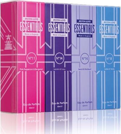 MILTON-LLOYD Essentials No 11 14 16 18 Ladies 4 x 50ml EDP Set