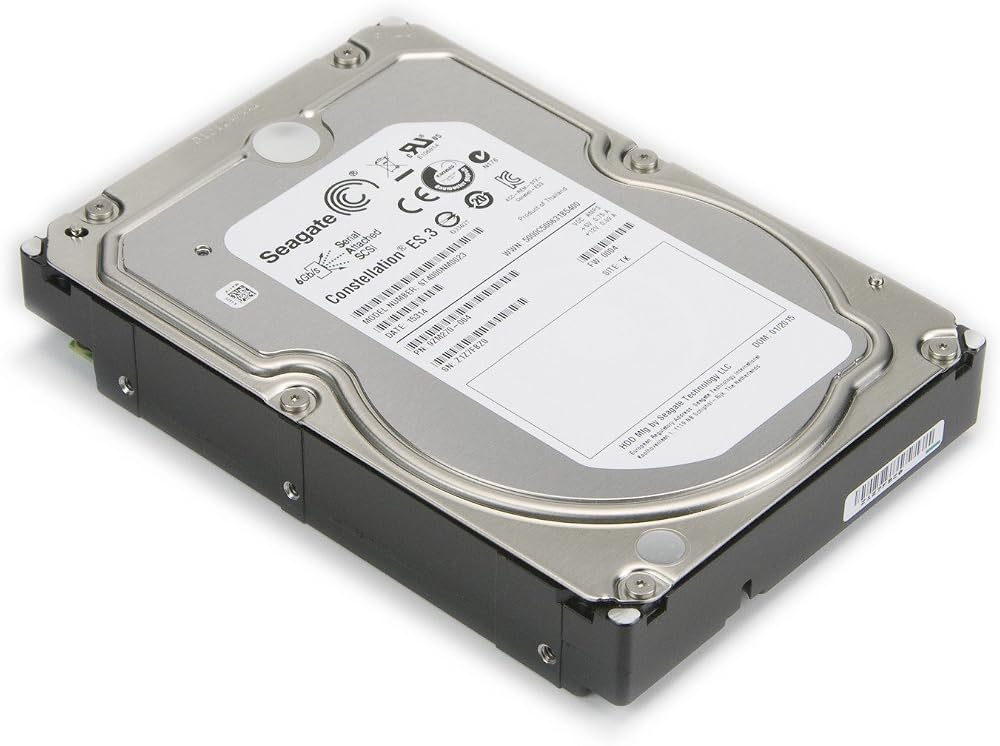 Seagate Constellation ES.3 4TB 3.5 SAS Internal Hard Drive ST4000NM0023 7200 RPM
