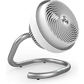 Vornado 723DC Energy Smart Full-Size Air Circulator, Fan with Variable Speed Control, Brushless DC Motor, 100 ft Airflow Range, Vortex Air Circulation for Bedroom, Office, and Home Use, White