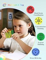 ROXENDA 5x5 Speed Cube Original Durable Stickered Colorful Puzzle view 9