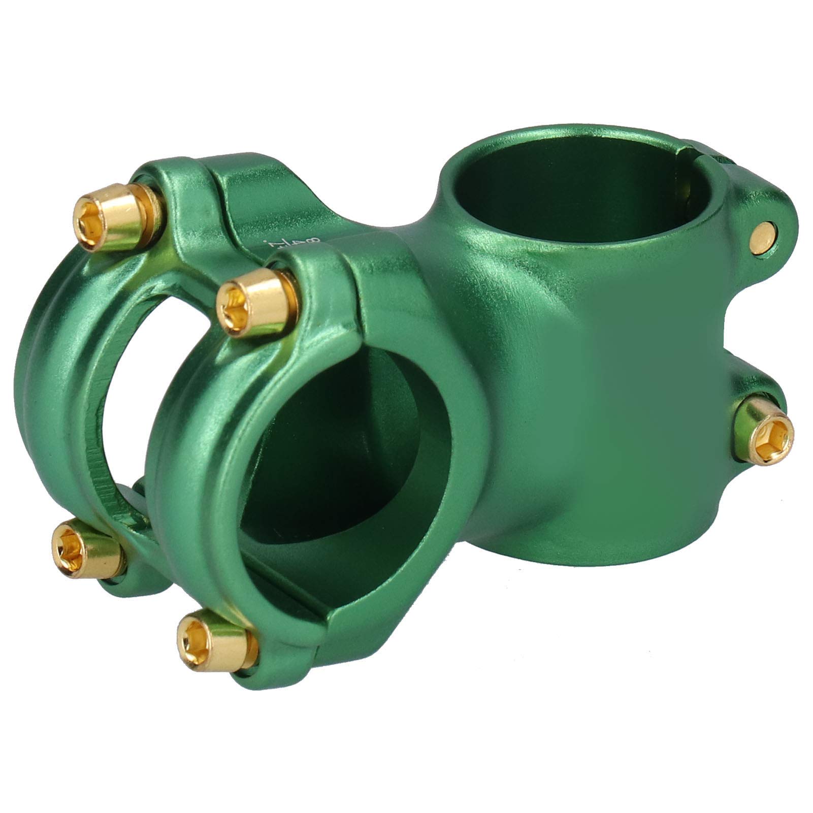 Alomejor Bike Stem Clamp 31.8mm Mountain Bike Handlebar Stem 7 Degree Road Bike Stem for 28.6mm Front Fork(Green)