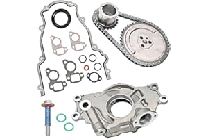 ARMKER LS High Volume Oil Pump Timing Chain Kit w/Gaskets M295HV Fit for Chevy GM 4.8L 5.3L 5.7L 6.0L LS1 LS2 LS3 L96 LM7 LR4 LQ4 Gen 3 4 V8 Engine 1997-2013