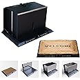Davymat Delivery Box Locker | Collapsible Discrete Door Mat to Protect Packages | Anti-Theft Secure Lockable Lockbox Porch Parcel Safe Box | Large 26x18x15" Capacity