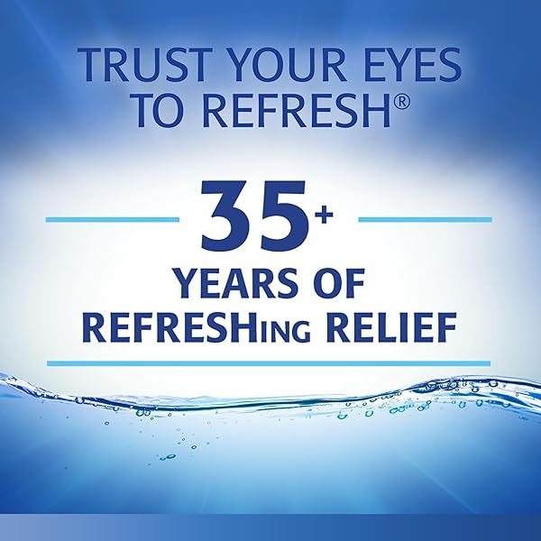 REFRESH CLASSIC LUBRICANT EYE DROPS FOR DRY EYES, PRESERVATIVE-FREE,0.01 FL OZ SINGLE-USE CONTAINERS, 50 COUNT