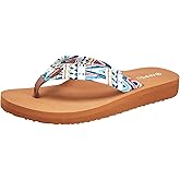 Ampeo Women's Arch Support Flip Flops Comfortable Casual Summer Beach Thong Sandals