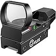 CVLIFE 1X22X33 Red Green Dot Gun Sight Scope Reflex Sight with 20mm Rail