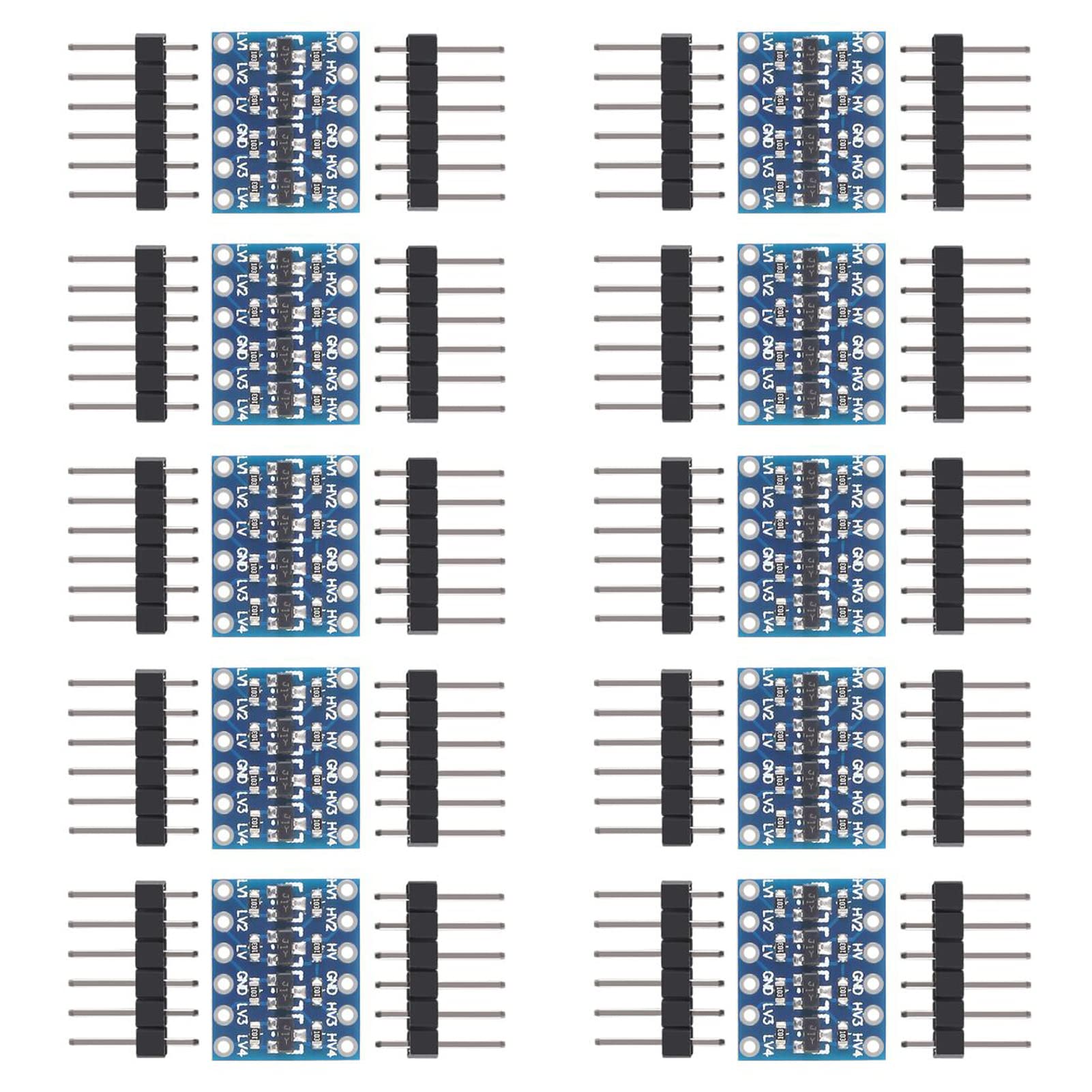 AOICRIE 10pcs IR Infrared Obstacle Avoidance Sensor Module for Arduino Smart Car Robot 3-Wire Reflective Photoelectric for Arduino Smart Car Robot