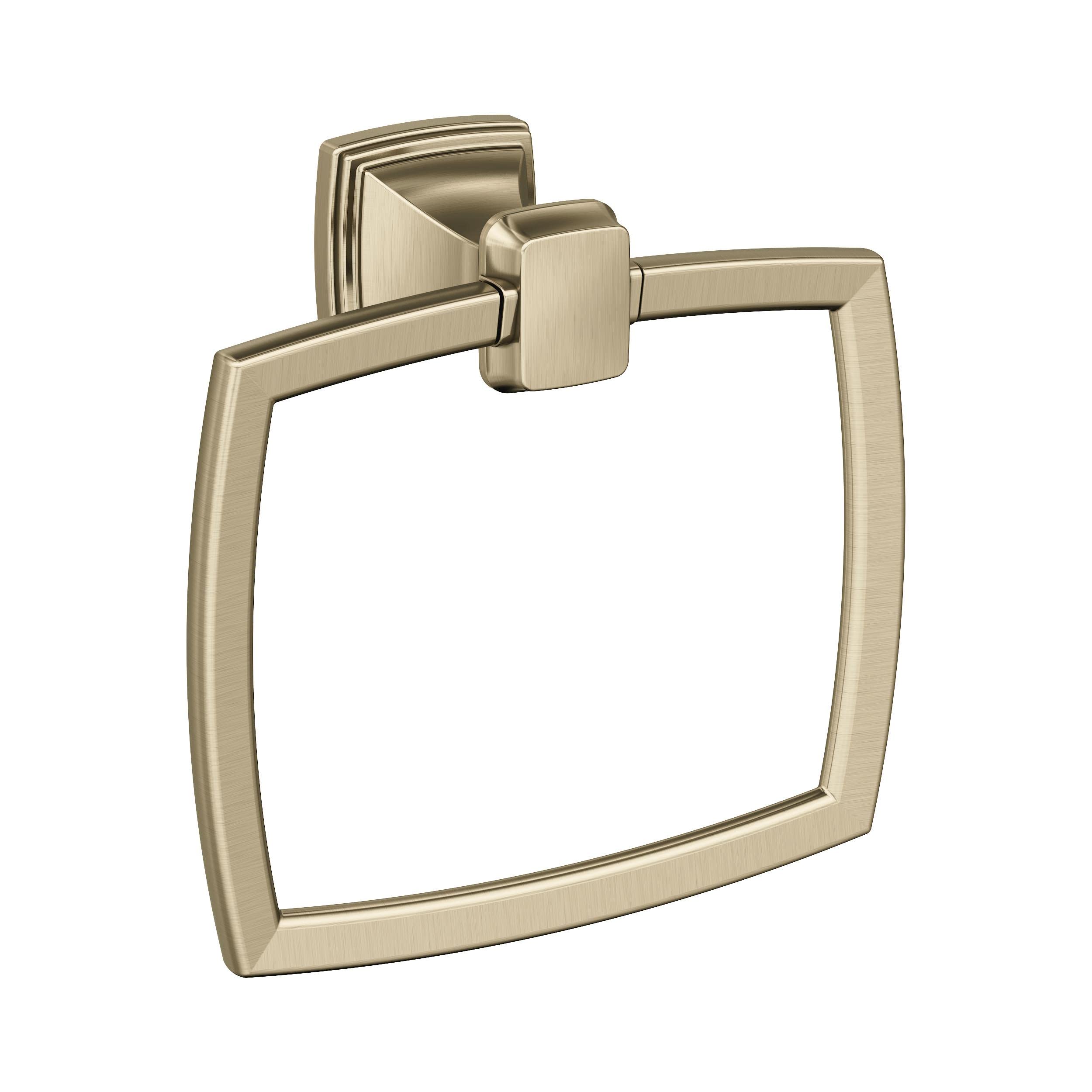 Photo 1 of Amerock Golden Champagne Towel Ring | 6-13/16 in Length | Revitalize | Bath & Kitchen Towel Holder | Bath Accessories