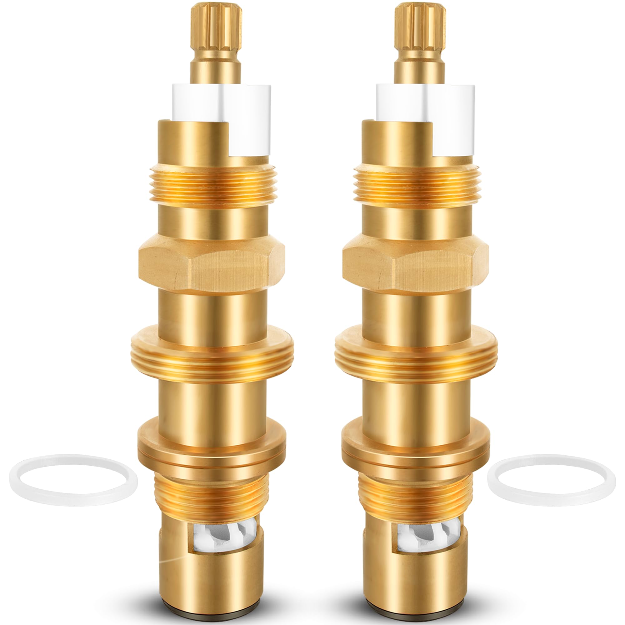 Photo 1 of 1 Pack 910-030 Shower Cartridge Compatible with Price Pfister Shower Valve, Ceramic Disc Cartridge Replacement Parts Compatible with Pfister Bathroom Shower Valve Faucet Cartridge, Brass Construction