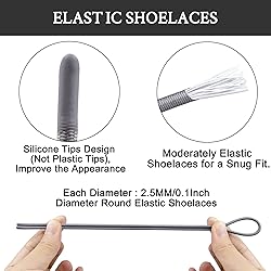 Endoto 2 Pairs Elastic Shoelaces for ON Cloud 5 & 6