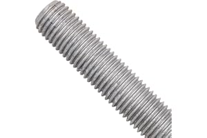 Fasteners Plus Grade 55 Threaded Rod (ASTM F1554), 3/4" Diameter, 10 Thread Size, 36" Length, Right Hand Threads Designed for Structural Anchoring, Hot Dip Galvanized - Made in USA