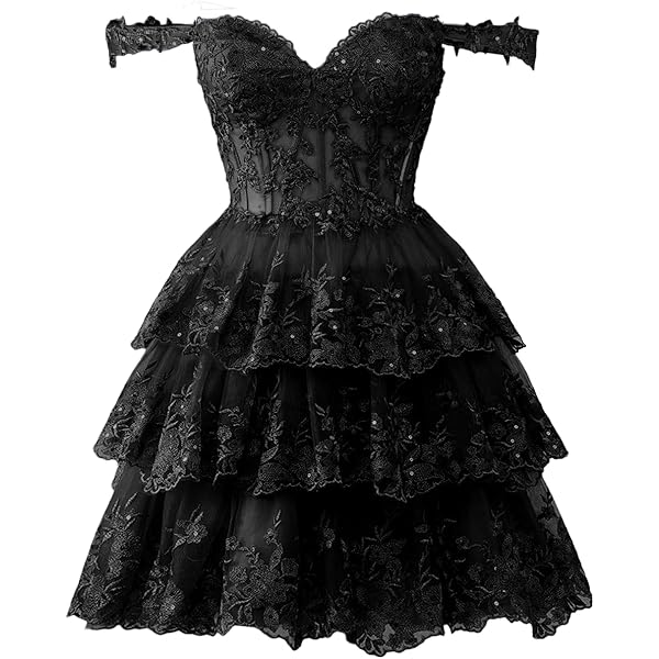off the shoulder lace homecoming dress Navy Blue Lace Homecoming Dresses Off the Shoulder Beaded Hoco Dress ARD1557