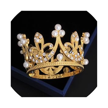 Amazon Com Girls Small Tiara Glod Crown 5cm Dia Princess Birthday