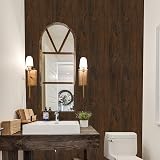 Abyssaly Wood Grain Vinyl Wrap Self Adhesive 40x1000cm Dark Brown Oak view 9