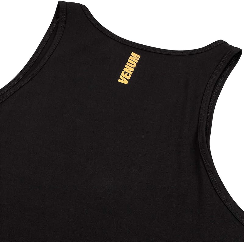 Boxing Vt Camiseta Sin Mangas, Hombre, Negro/Dorado, S