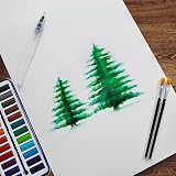 Stationery Island Watercolour Paper A4 Pad 300gsm 50 Sheets Natural White view 3