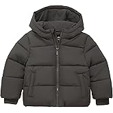 Rokka&Rolla Toddler Boys' Water-Resistant Fleece Lined Ripstop Puffer Jacket