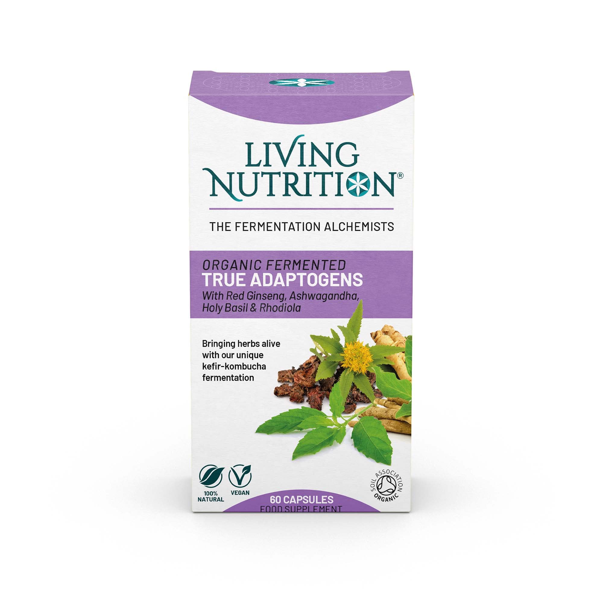 Living Nutrition Organic Fermented True Adaptogens
