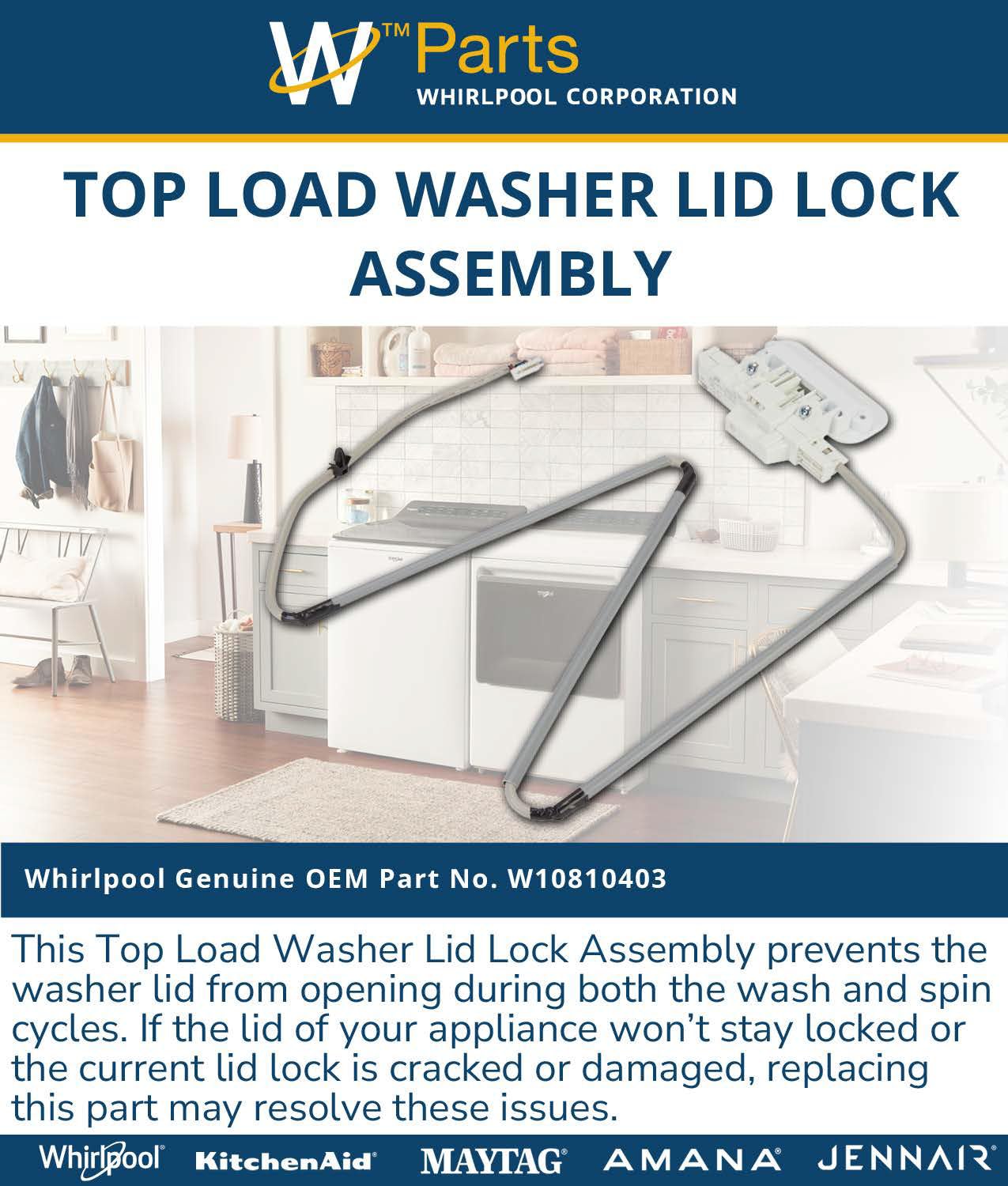 W10810403 Lock