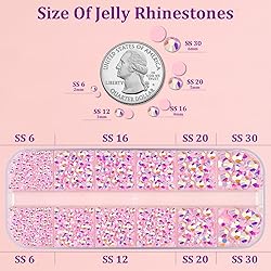 Resin Jelly Rhinestones for Crafting with B7000