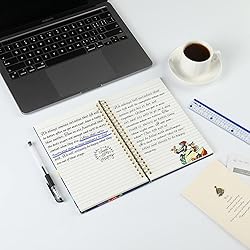 XYark Lined Notebook Spiral, A5 Flower College
